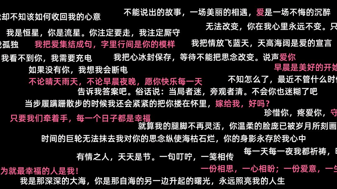 自制表白神器_PPT弹幕表白教程_PPT文字云情话制作方法