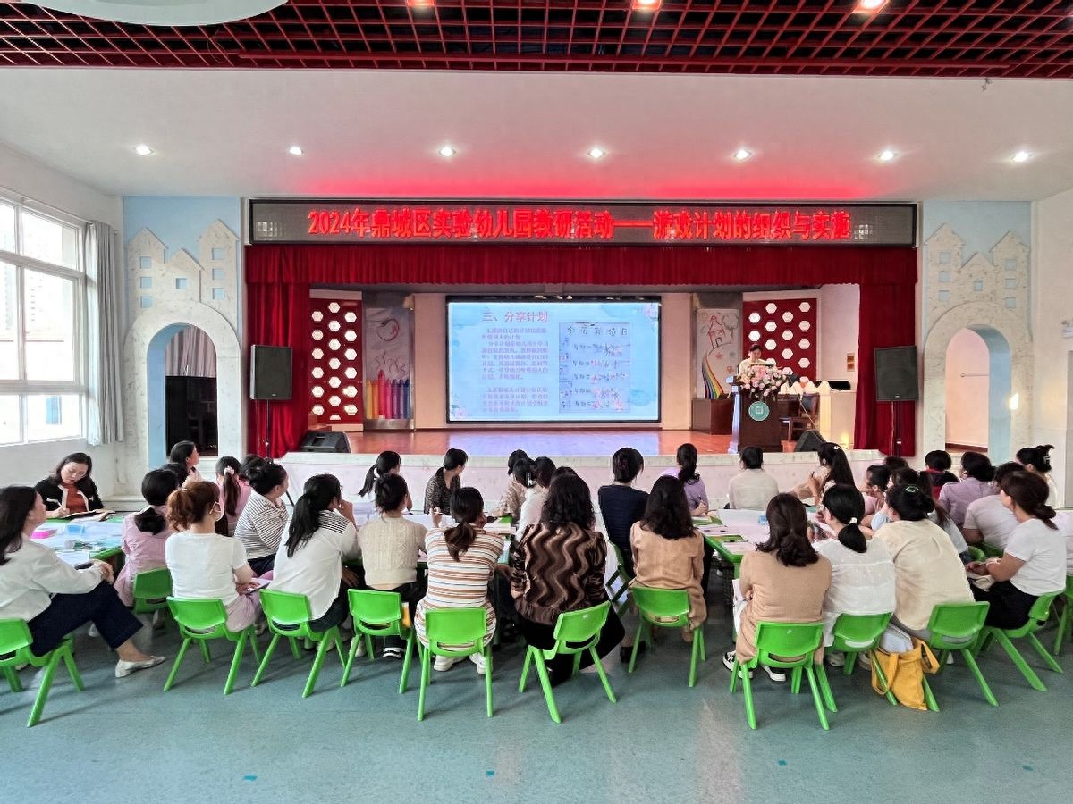 区实验幼儿园：聚焦游戏计划 助推幼儿发展