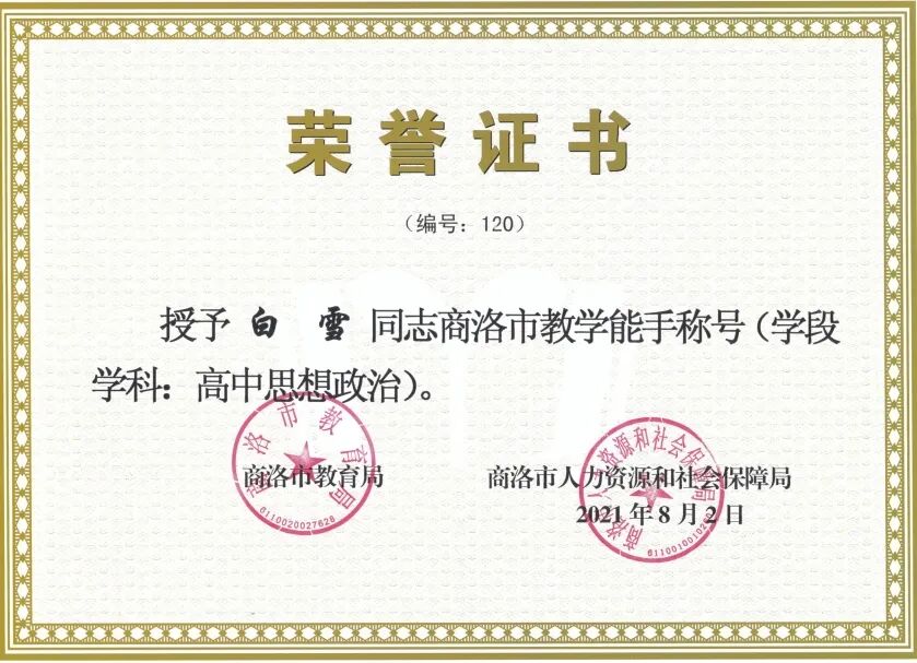 陕西省教育厅思政课教师大练兵_商南县高级中学思政课教学标兵_商南县高级中学教师