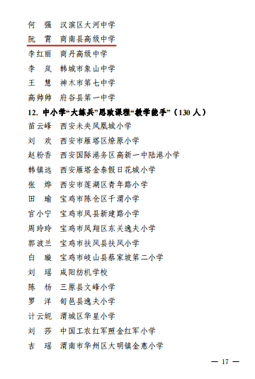 商南县高级中学思政课教学标兵_商南县高级中学教师_陕西省教育厅思政课教师大练兵