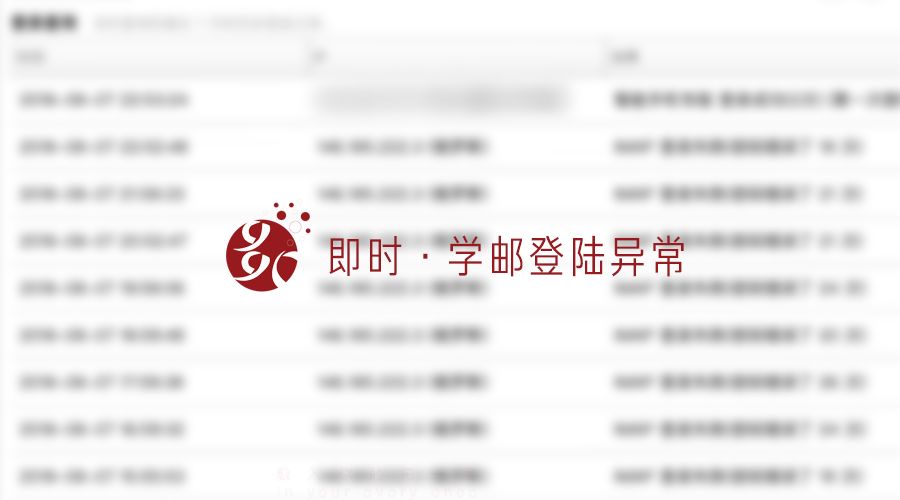 「即时」复旦学邮登录情况显现异常