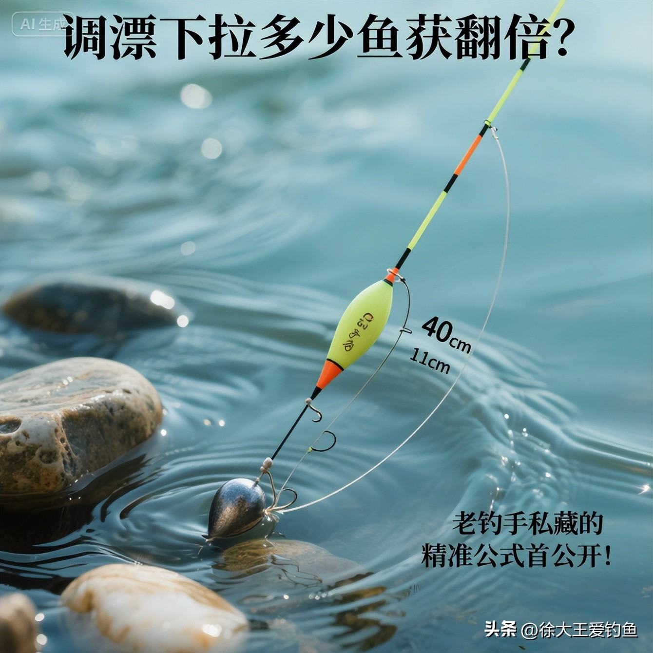 调漂下拉距离公式_用红虫钓鱼怎么调漂_水深鱼口饵料定下拉