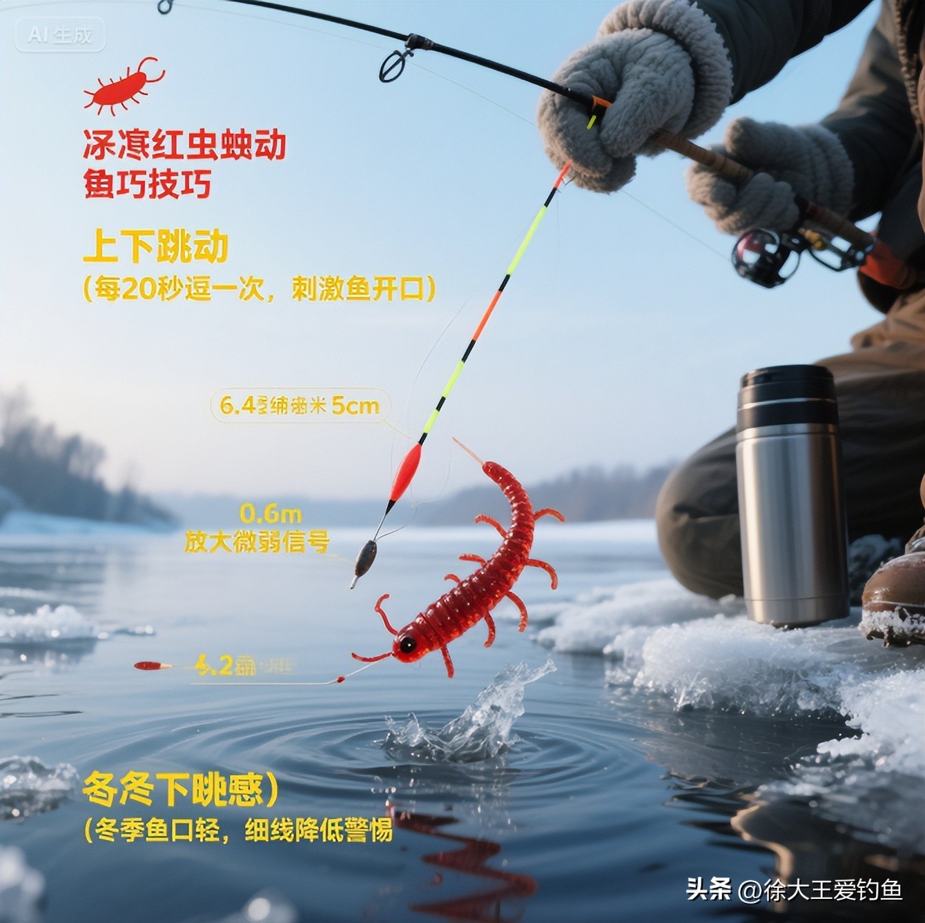 野河钓鲫鱼红虫技巧_鱼钩挂红虫调漂_黑坑钓鲤鱼红虫用法