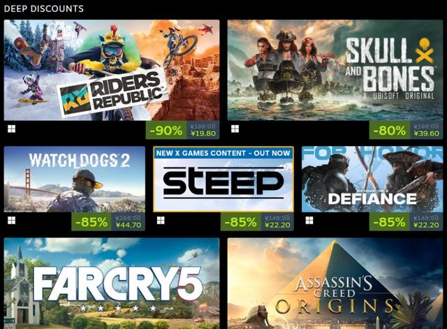Steam游戏大促折扣信息_Steam夏季促销游戏折扣_游戏专题页面