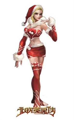 和《北欧英灵传》性感圣诞女神一起过节