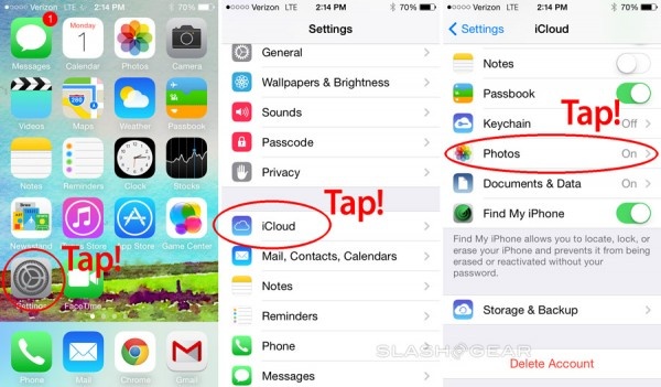 几项设置确保你的照片拒“云”千里之外2